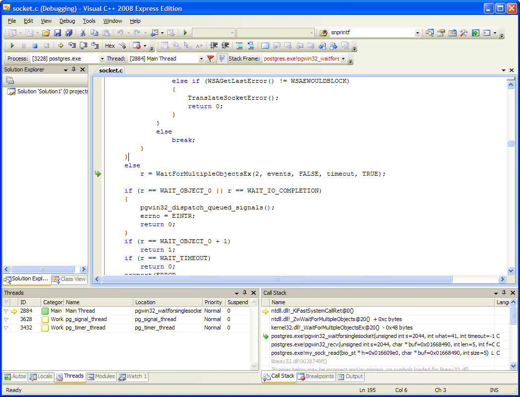 Postgresql variables