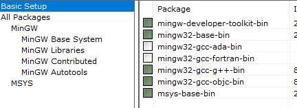 install flex and bison on cygwin